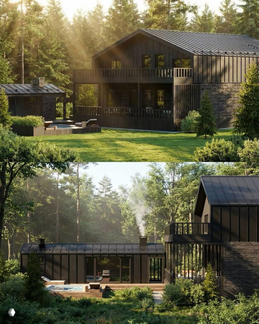 Проект дома 300 м² — мечта большой семьи