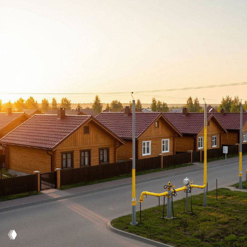 Газификация в России: частные дома обогнали многоэтажки