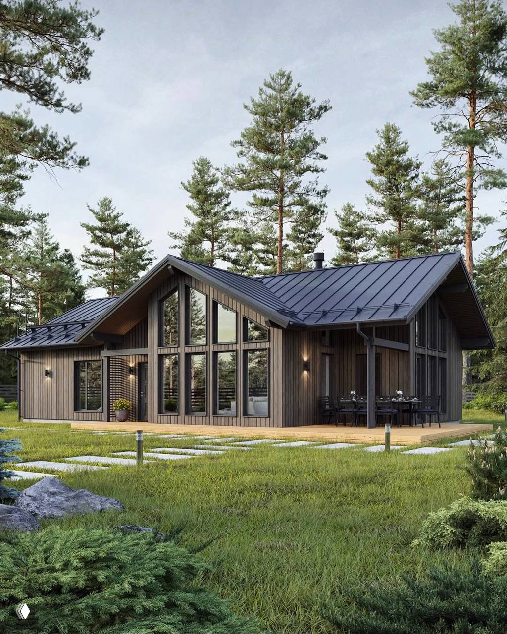 Одноэтажный дом 116,9 м² в Ленинградской области