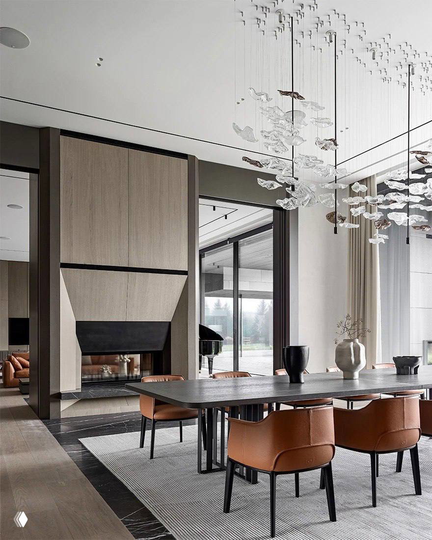 Интерьер загородного дома — Fedorova Architects