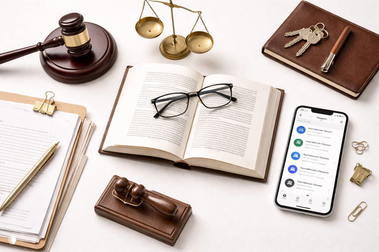 Папка Telegram-каналов по праву