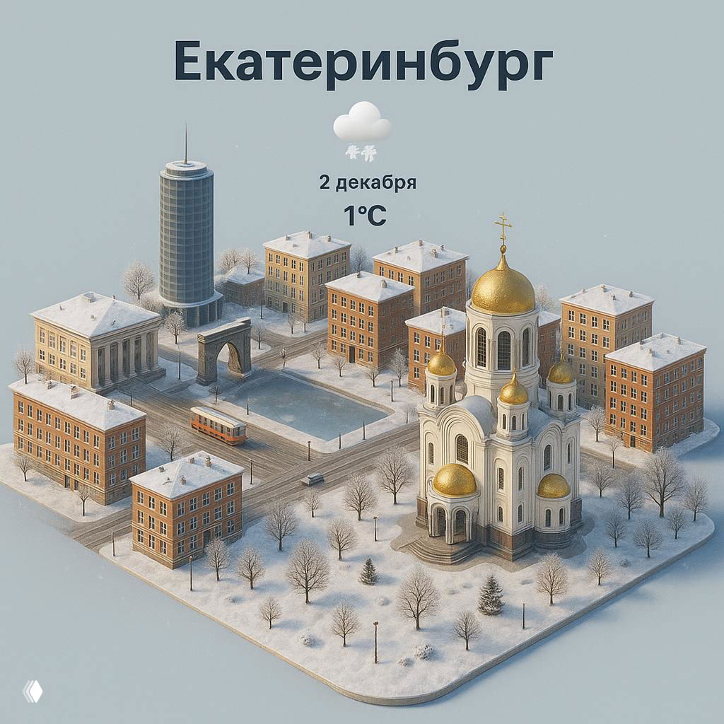 Города в виде рождественских миниатюр