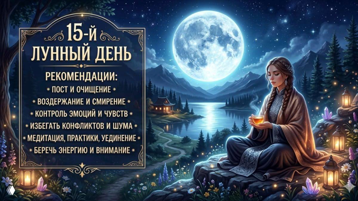 15-й лунный день: рекомендации и прогноз