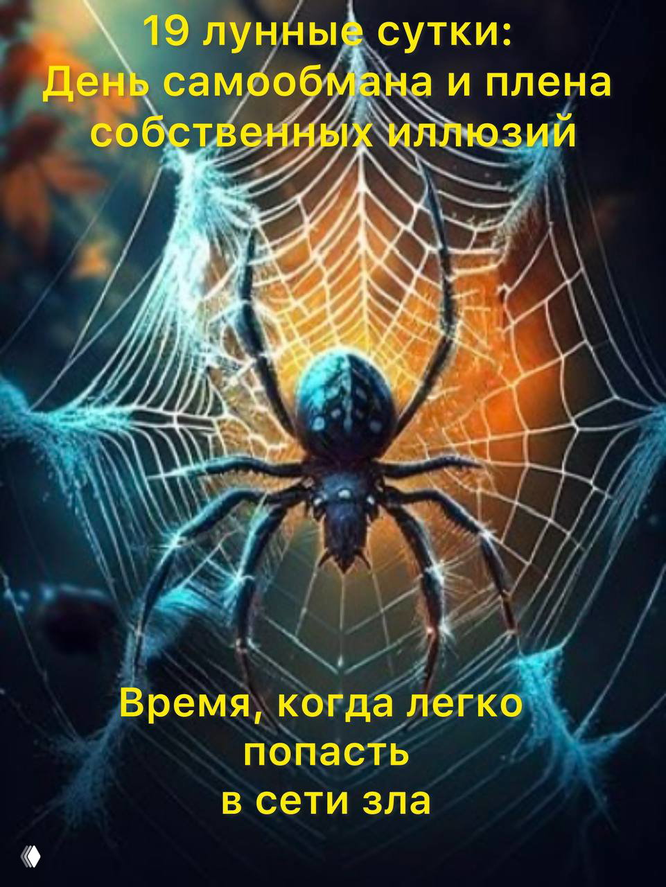 19 лунные сутки — день самообмана и риска
