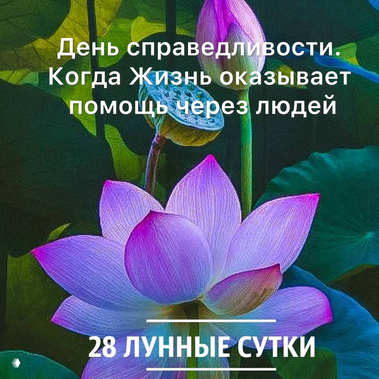 День справедливости — 28 лунные сутки