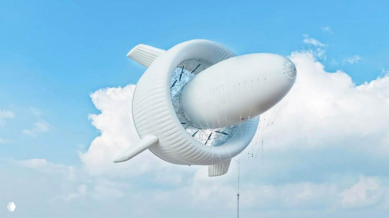 В Китае испытали летающую ветряную турбину