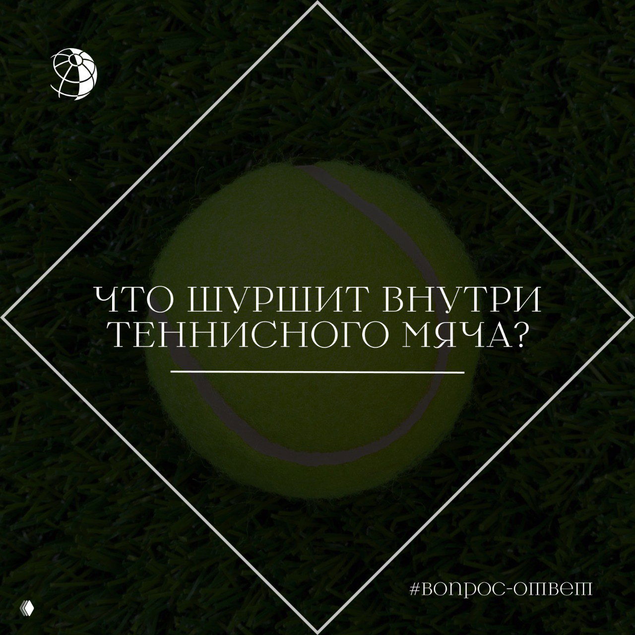 Что шуршит внутри теннисного мяча?