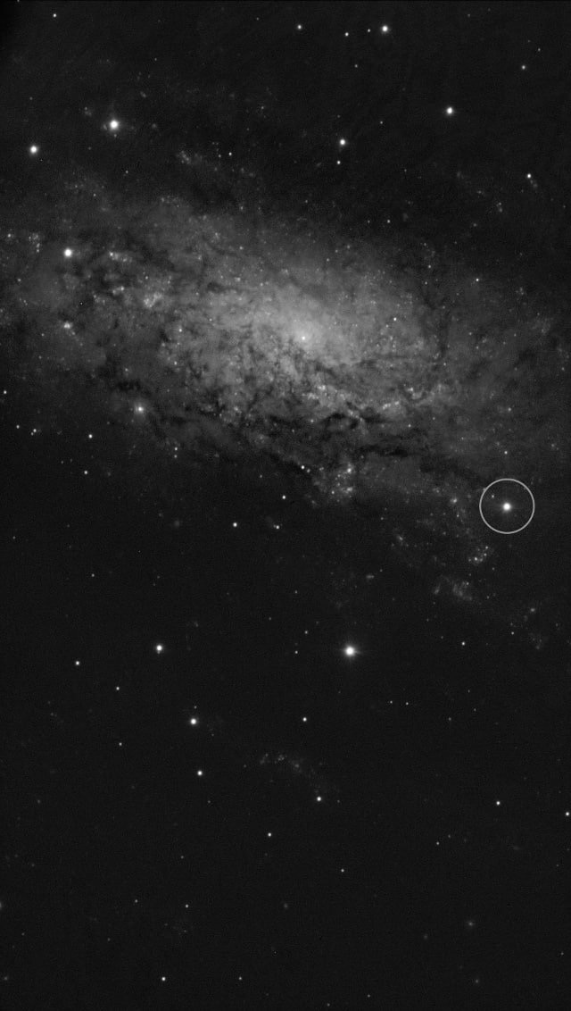 Астрономы впервые увидели форму взрывающейся звезды