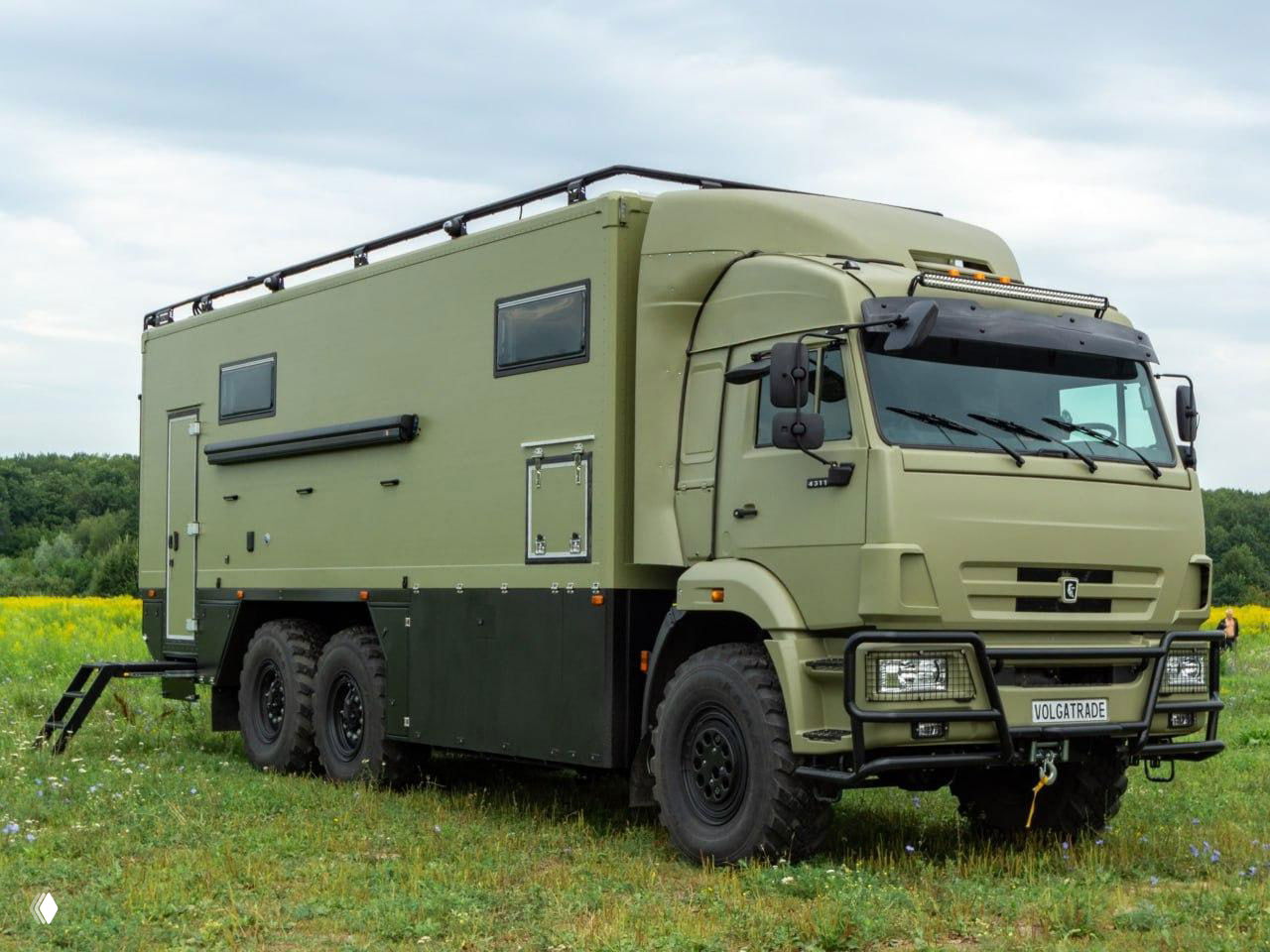 КамАЗ‑43118: шестиколёсный автодом премиум‑класса