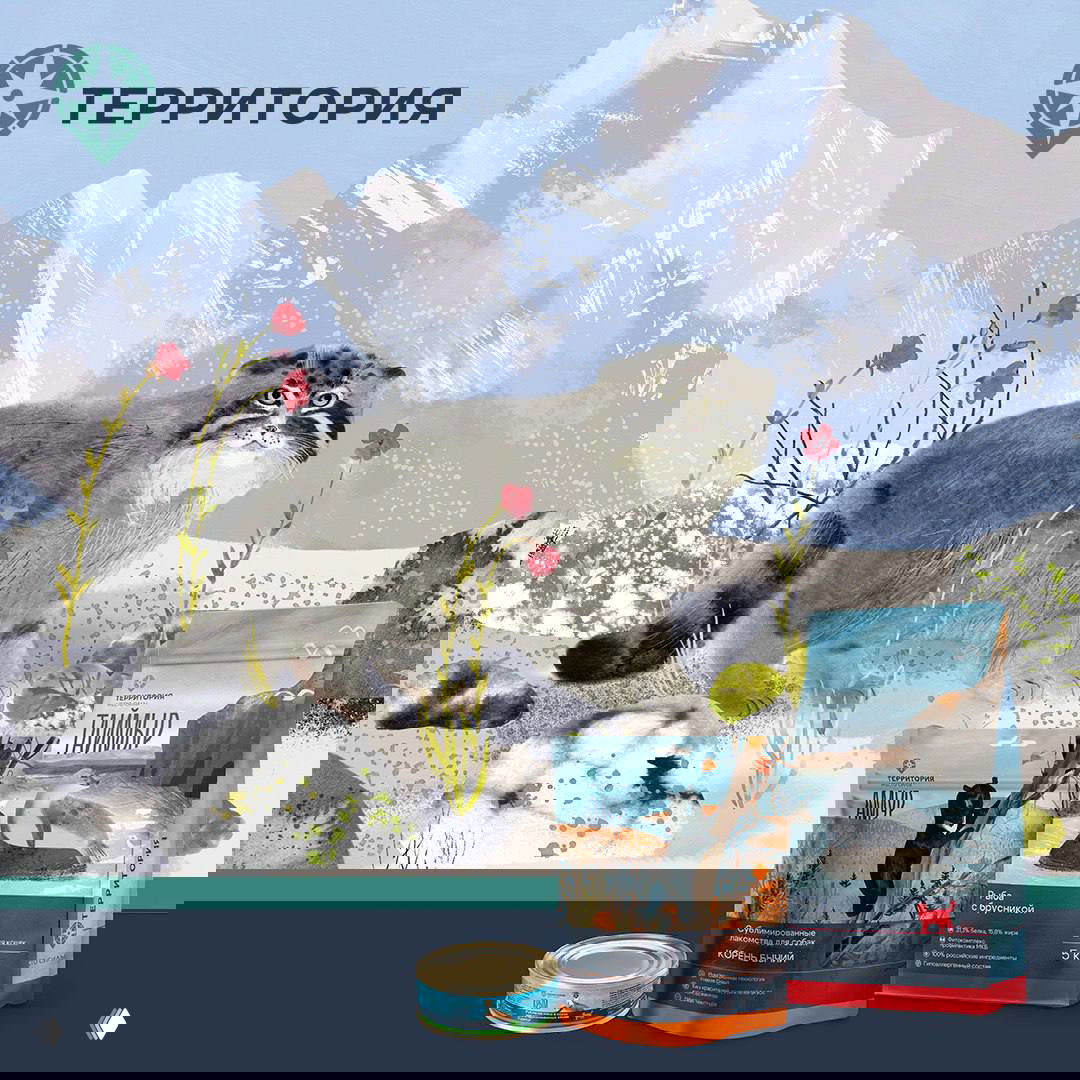 «Территория»: премиальные корма и лакомства