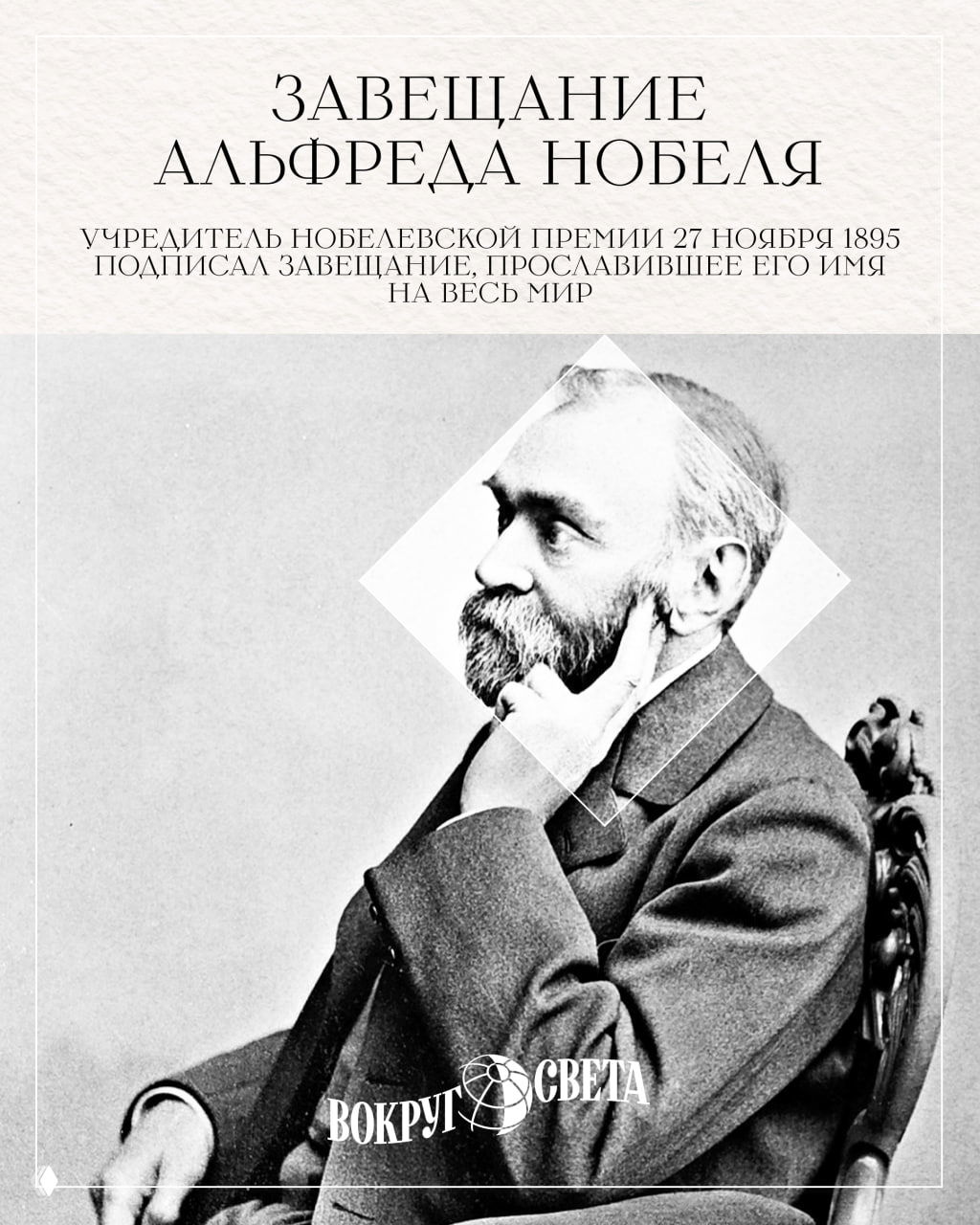 Завещание Альфреда Нобеля — 27 ноября 1895