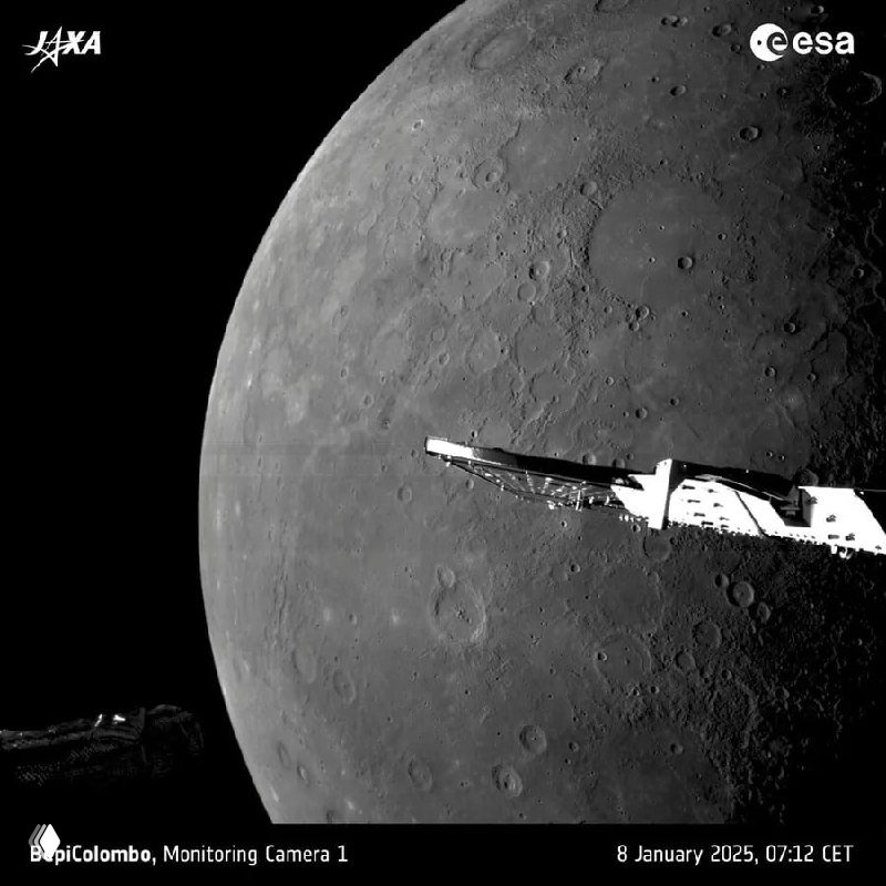 Зонд BepiColombo готовится выйти на орбиту Меркурия