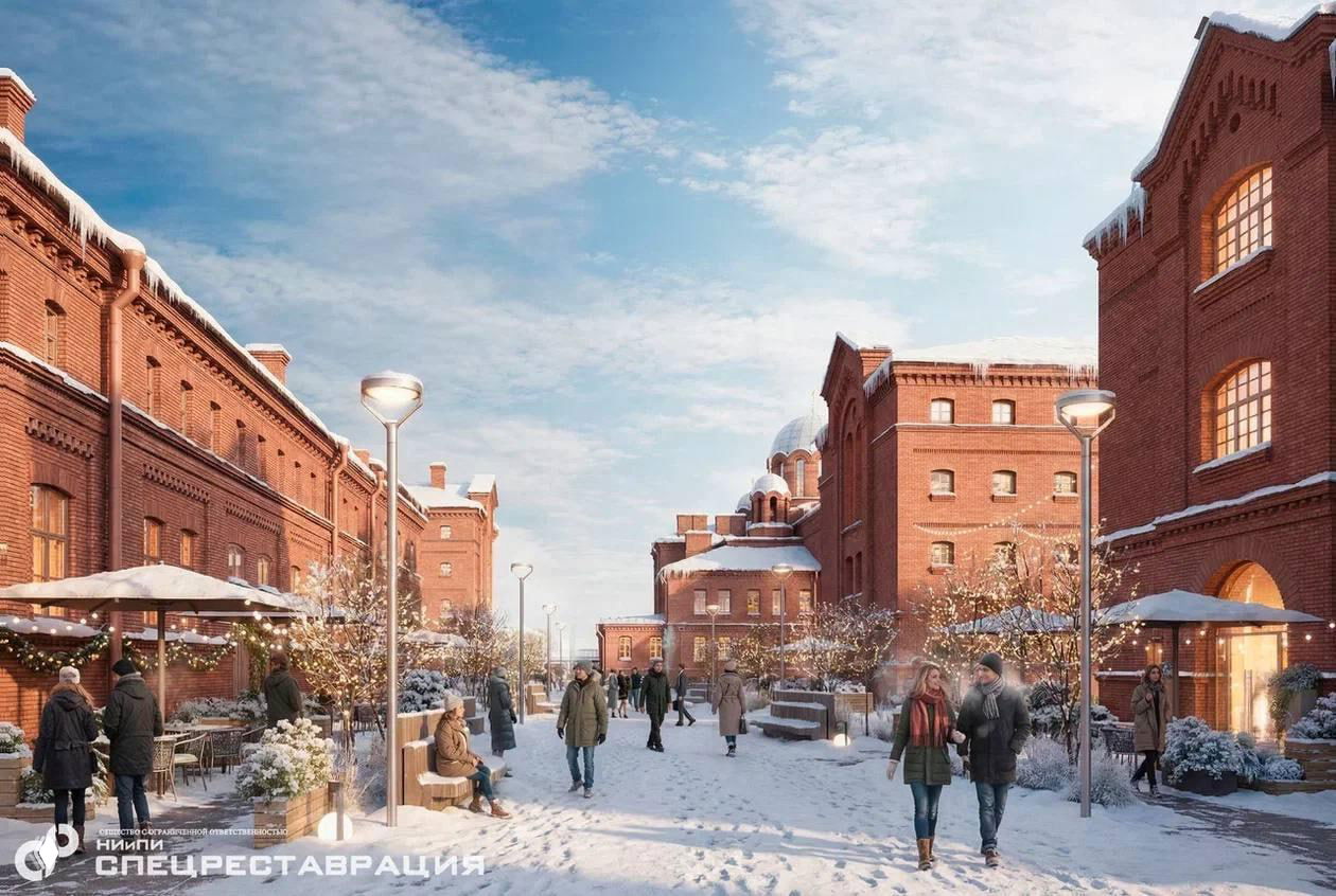 Вот так будет выглядеть территория питерских «Крестов»