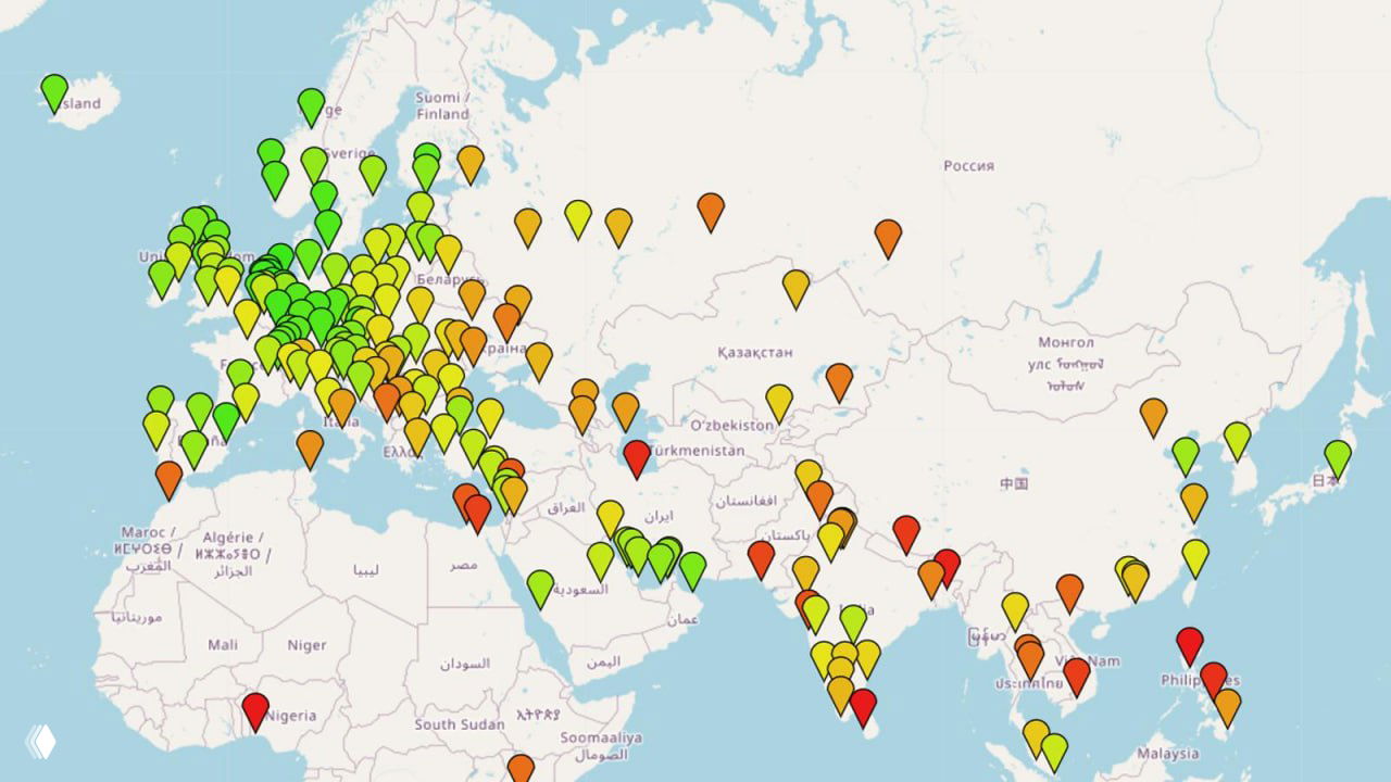 Восемь городов России в мировом рейтинге качества жизни