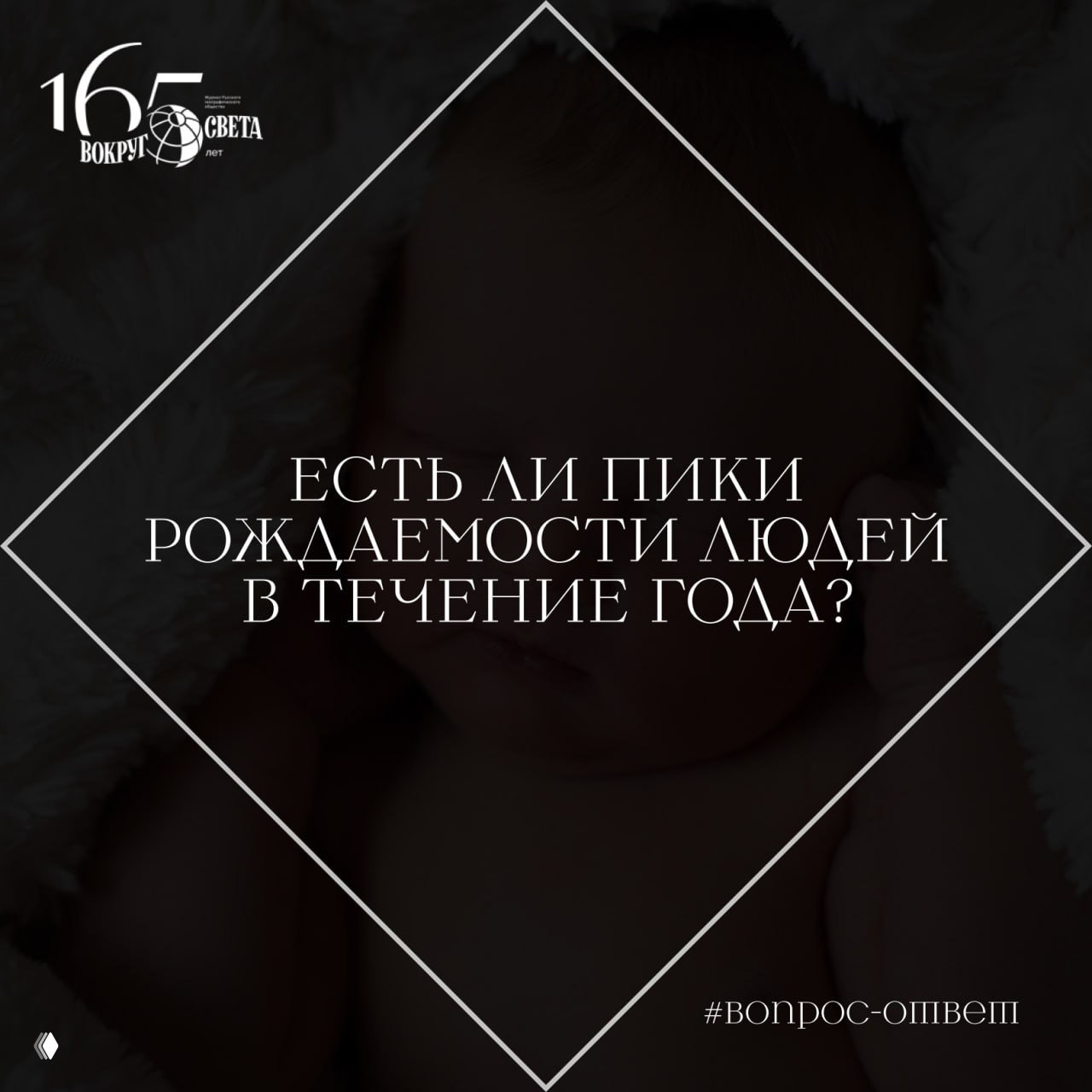 Есть ли пики рождаемости людей в течение года?