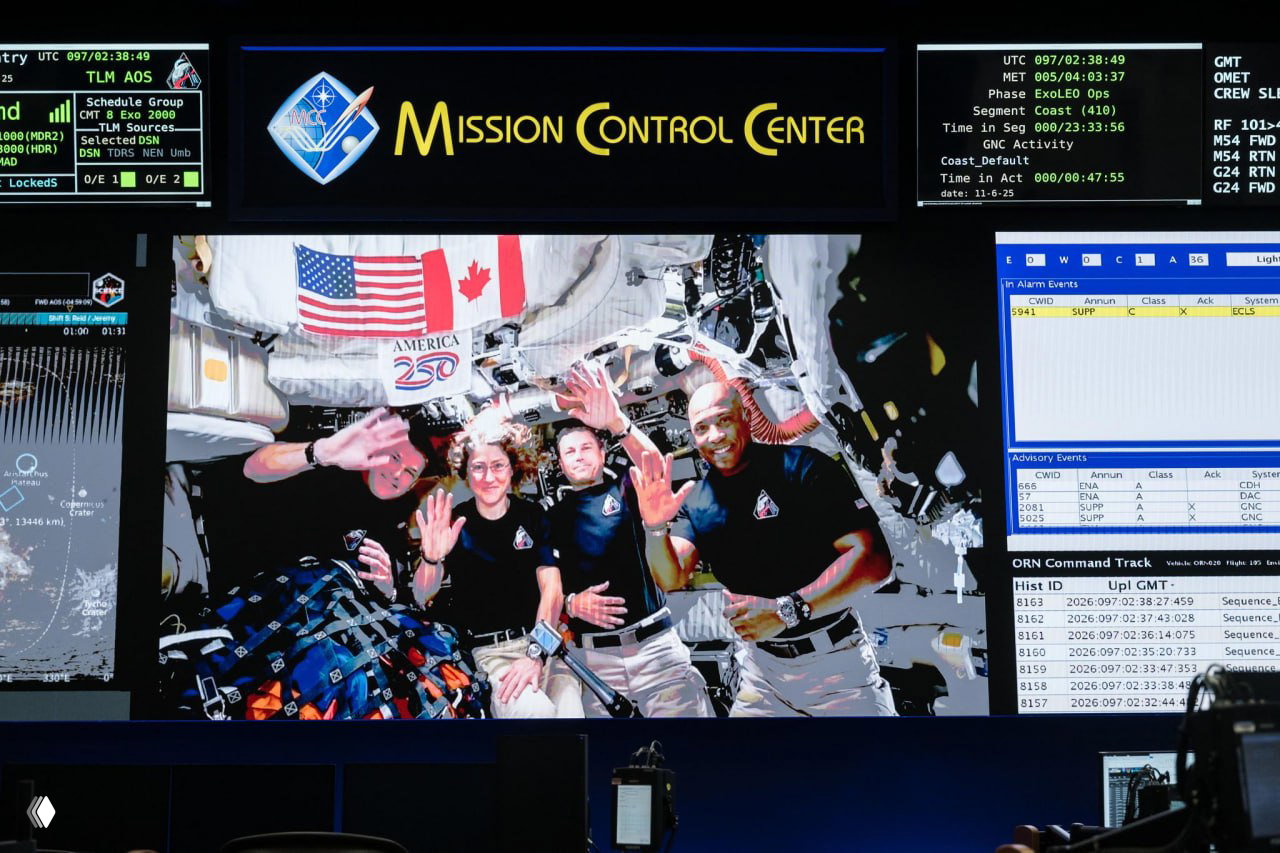 Корабль «Орион» вернется на Землю в ночь на 11 апреля