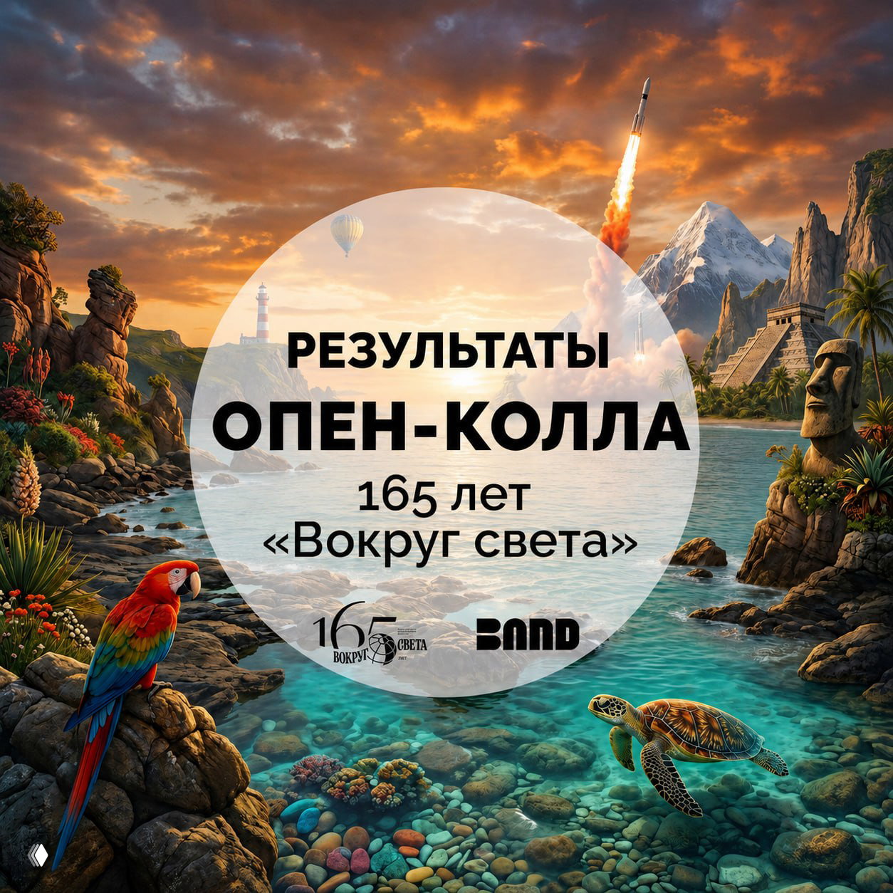 Результаты опен-колла к 165-летию «Вокруг света»