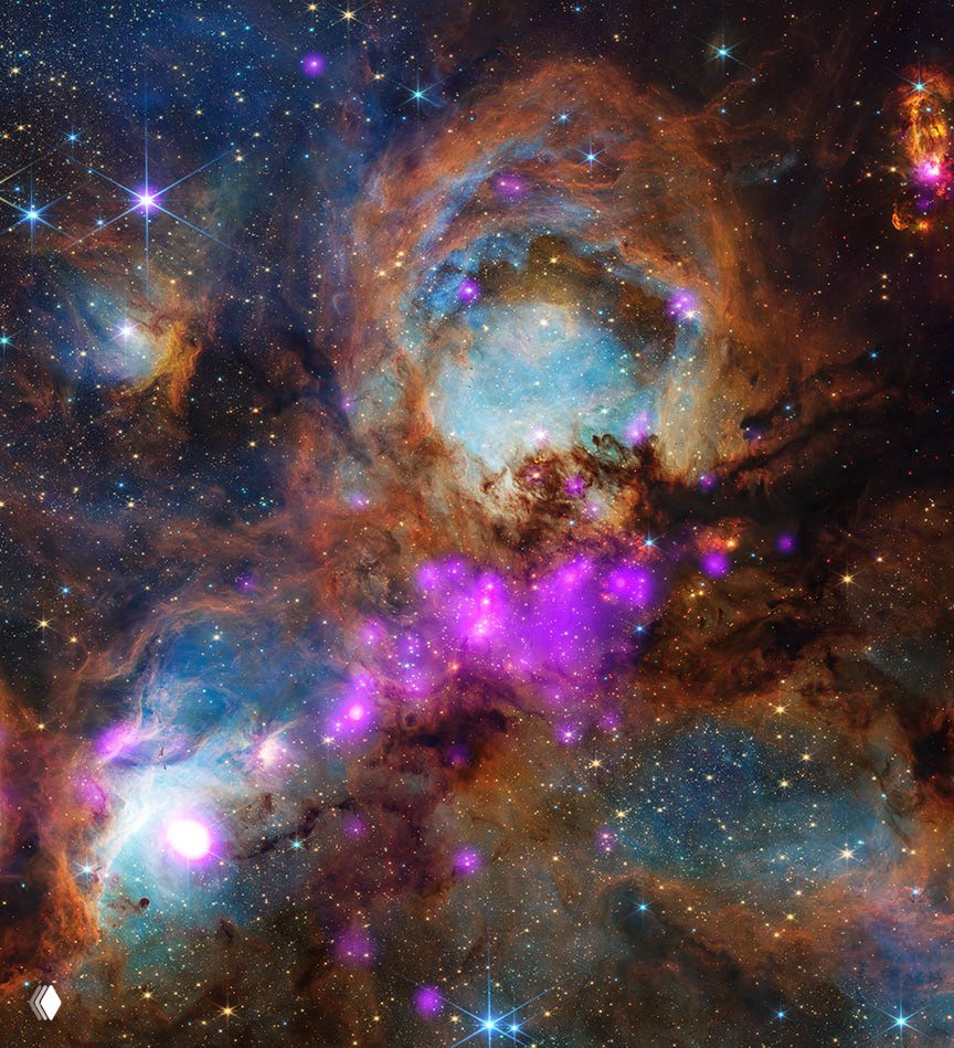 NASA поделились снимком туманности «Кошачья лапа»