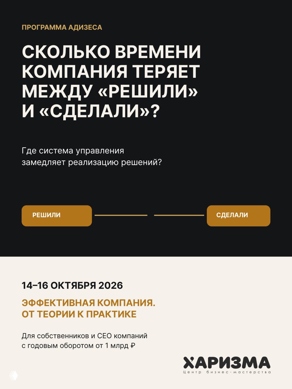 Сколько времени теряет компания между «решили» и «сделали»