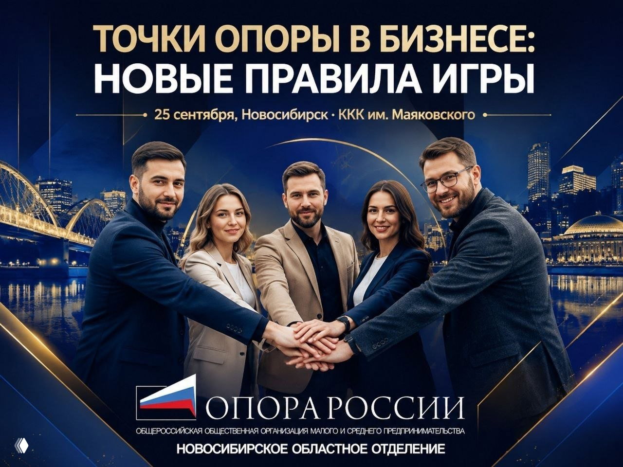 Точки опоры в бизнесе: новые правила игры — 25 сентября