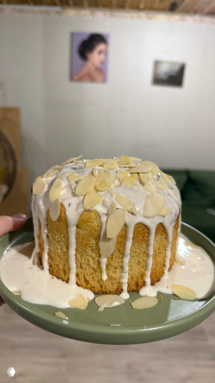 Впервые получился кулич — рецепт