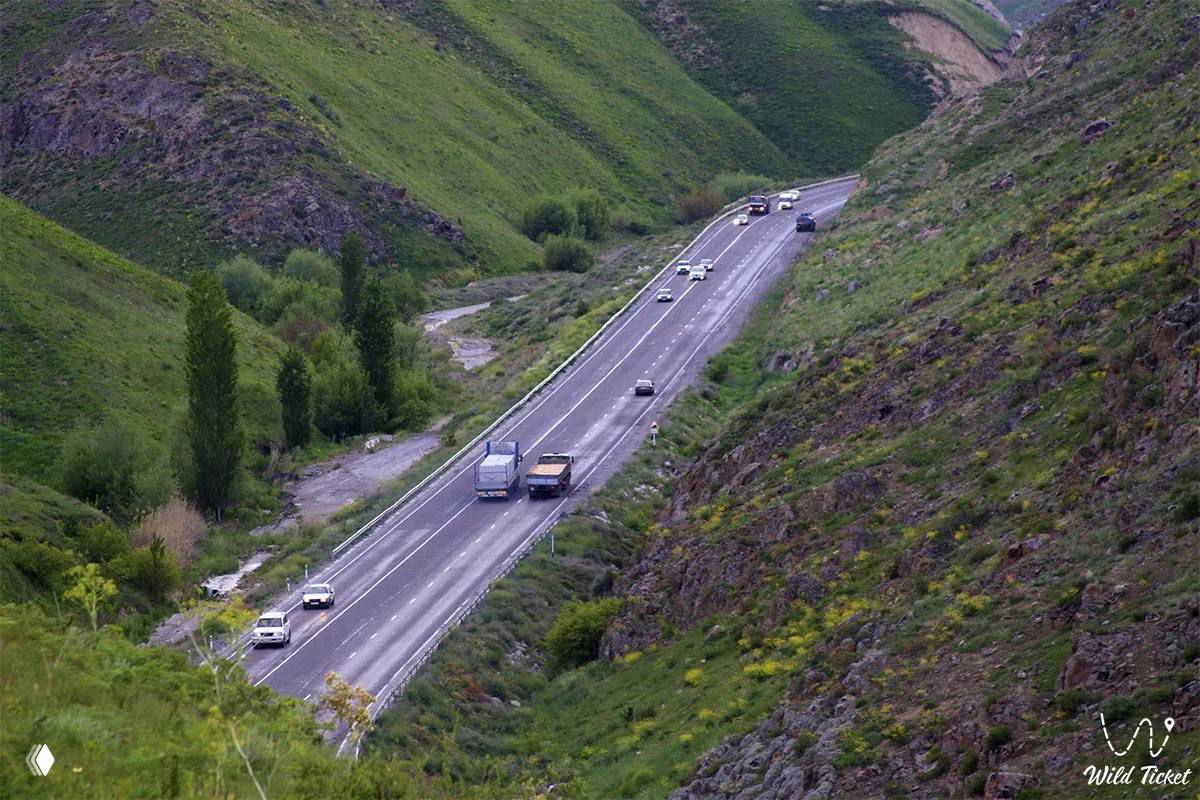 Проход через Кордай: туман и зимние задержки