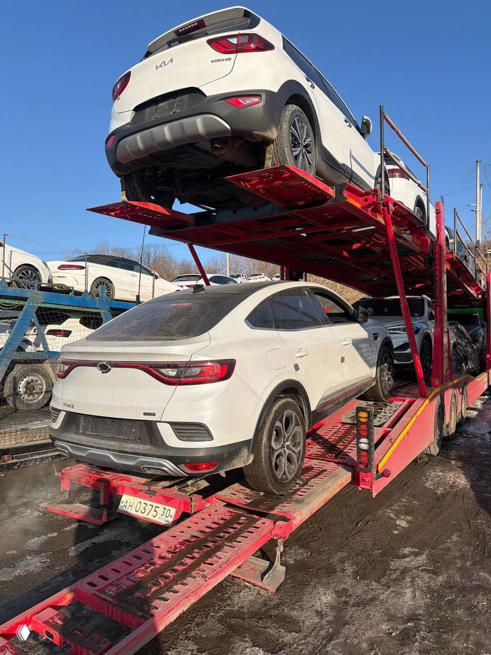 Отправили очередной автомобиль с Владивостока в Чебоксары