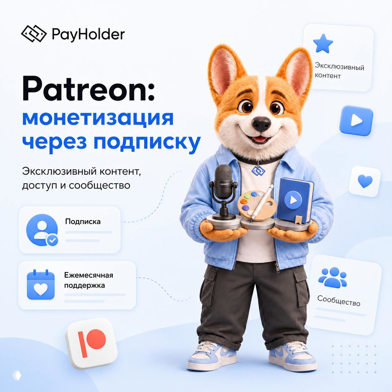 Patreon: монетизация аудитории через подписку