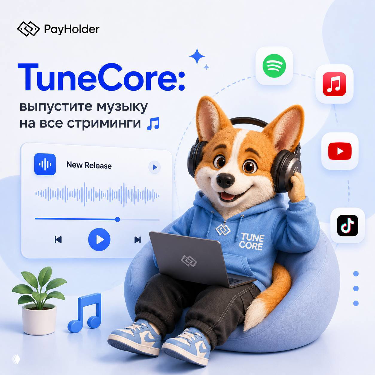TuneCore — дистрибуция музыки на все стриминги