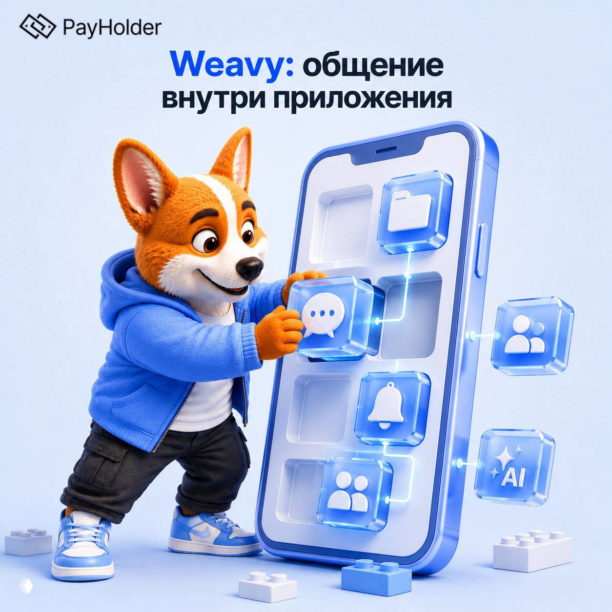 Weavy: готовые функции общения для приложений