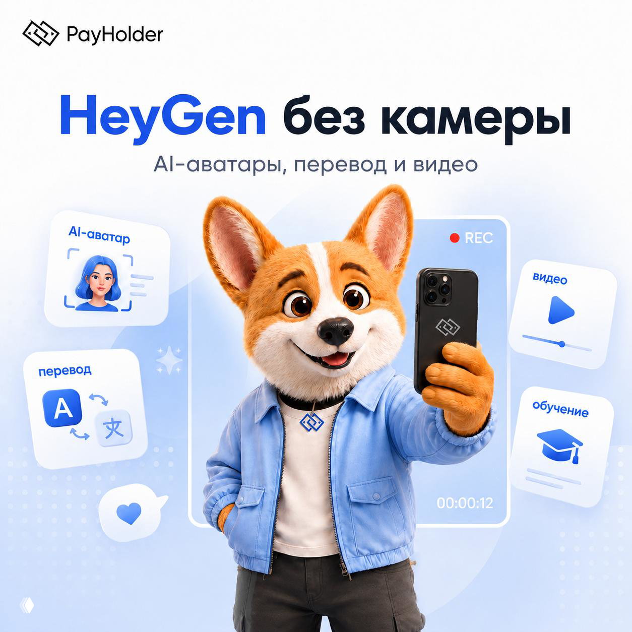 HeyGen: видео с AI-аватаром без камеры