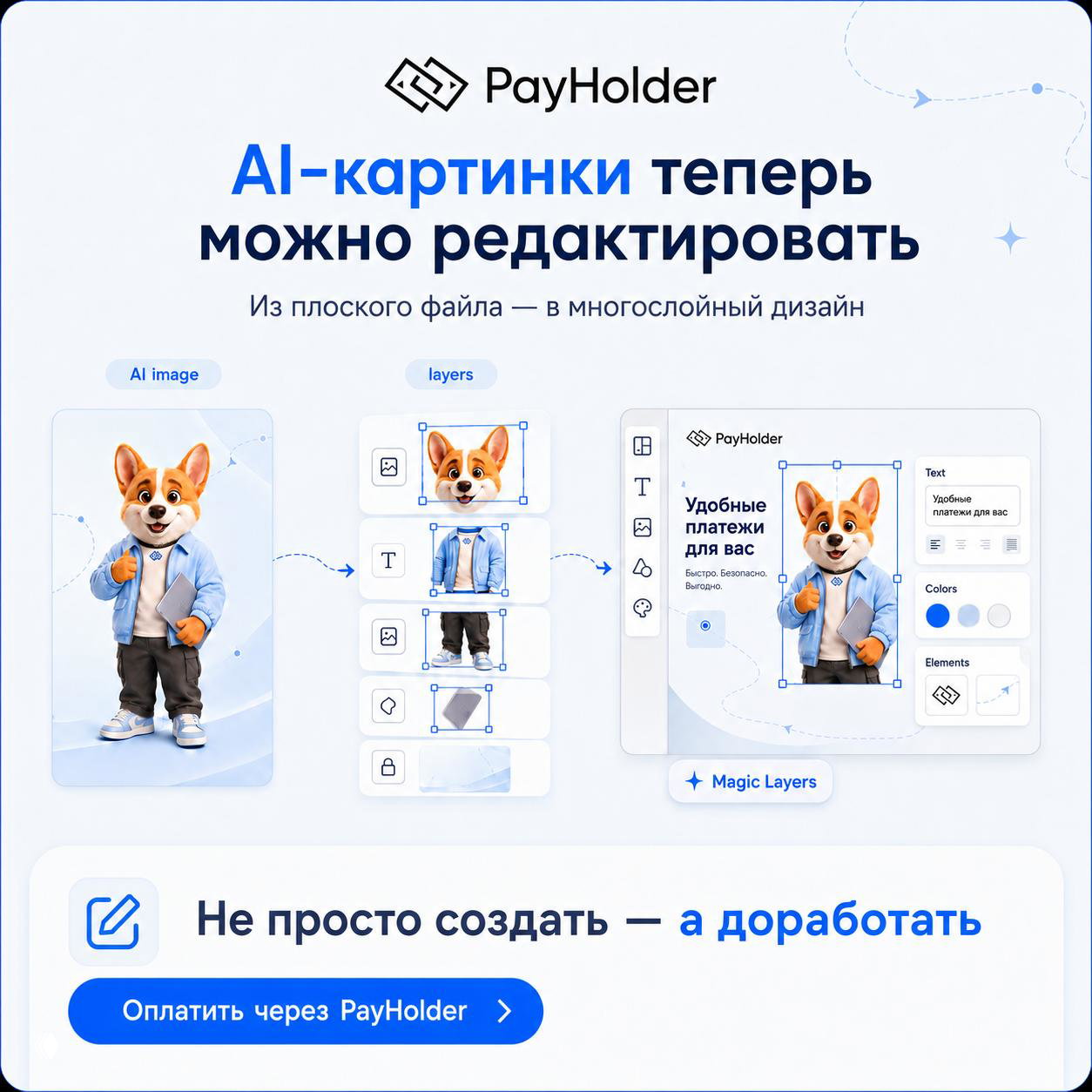 Canva делает AI-картинки редактируемыми