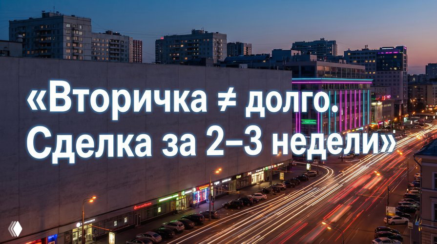 Вторичка ≠ долго: как закрыть сделку за 2–3 недели