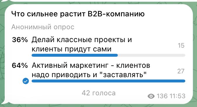 «Клиенты придут сами» vs «Клиентов нужно приводить»