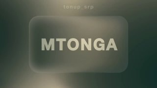 Зелёно-бежевое стилизованное графическое изображение с крупной надписью «MTONGA» на размытом фоне; иллюстрация, связанная с темой Gram/TON.