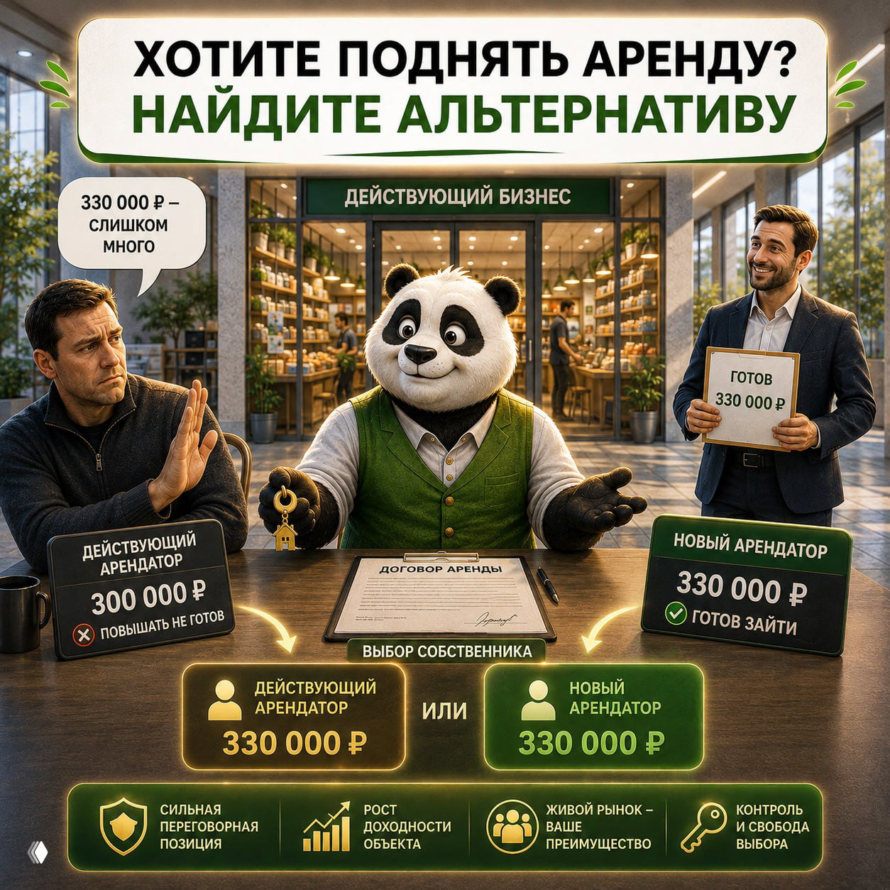 Арендатор не соглашался на индексацию