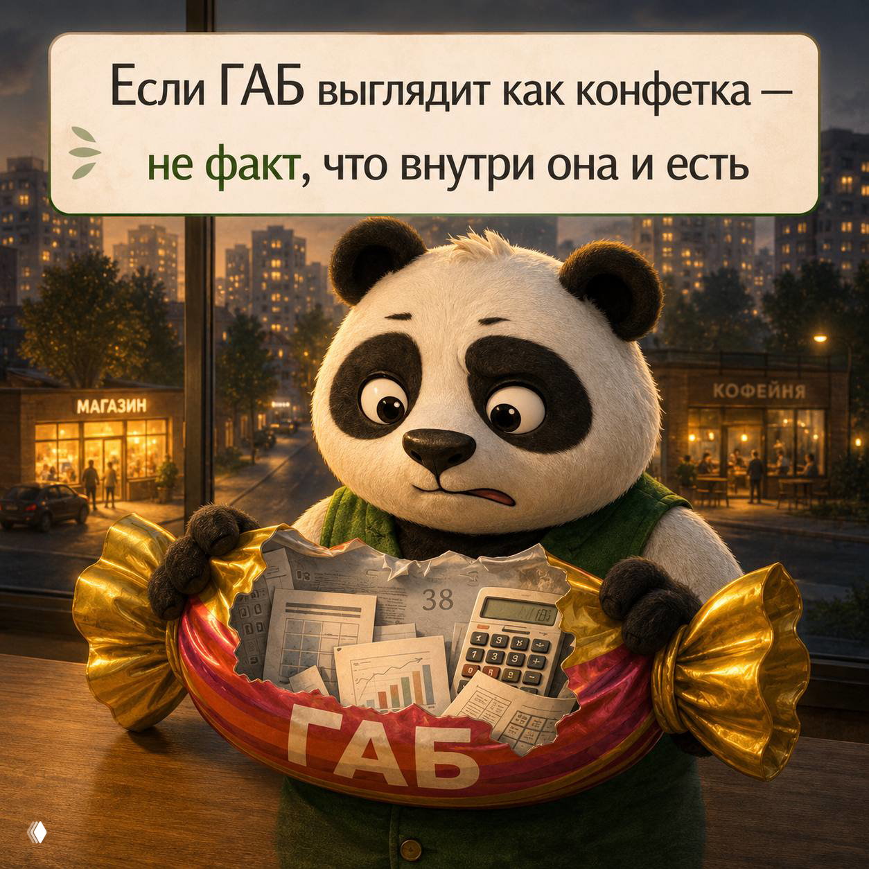 Когда ГАБ выглядит как конфетка