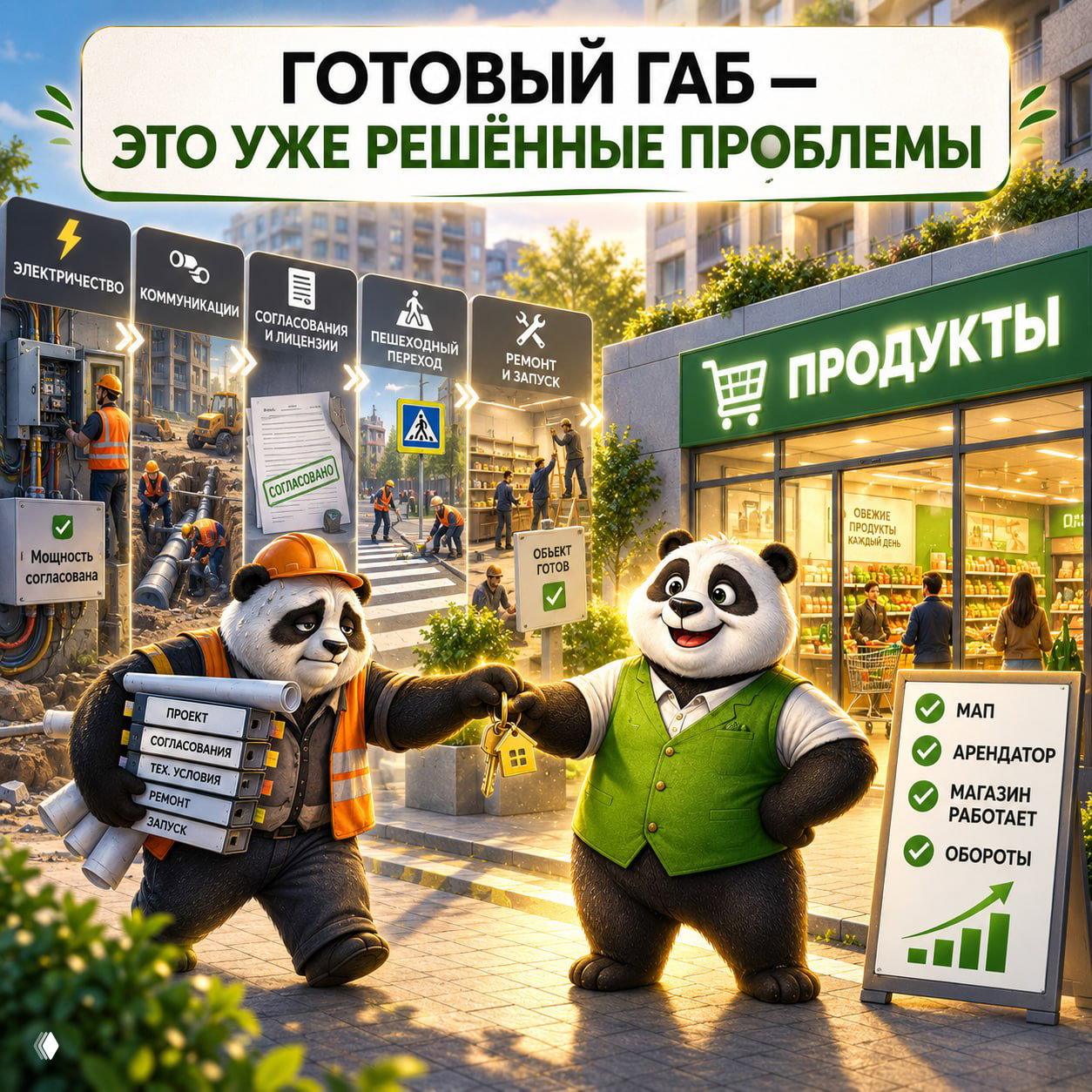За что инвестор платит, покупая готовый ГАБ
