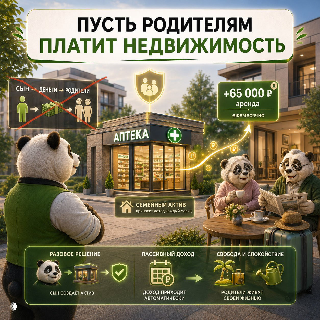 Как помочь родителям, не переводя им каждый месяц деньги