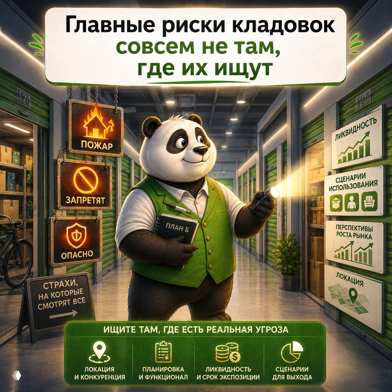 Главные риски кладовых - совсем не там, где их ищут