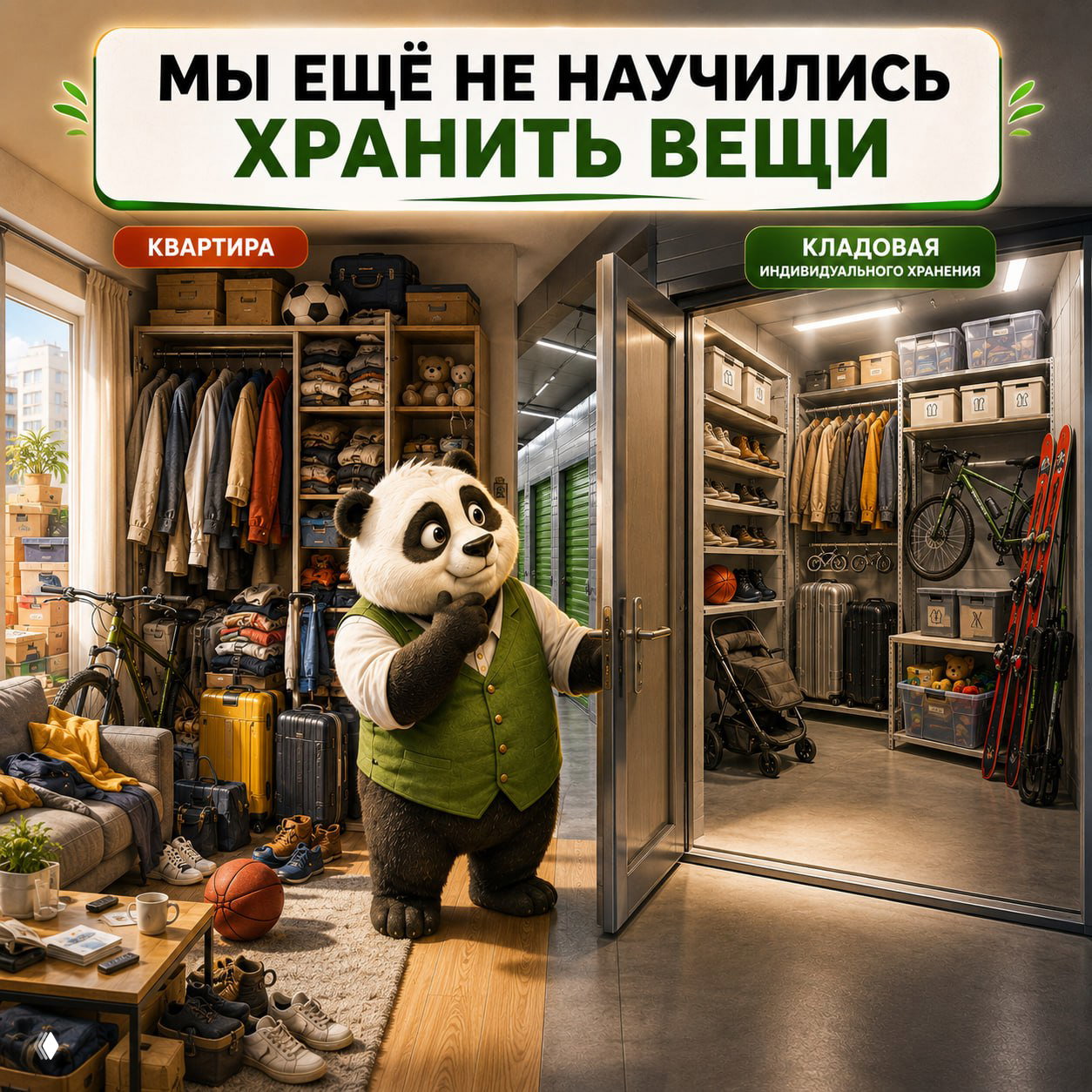 Мы ещё не научились хранить вещи