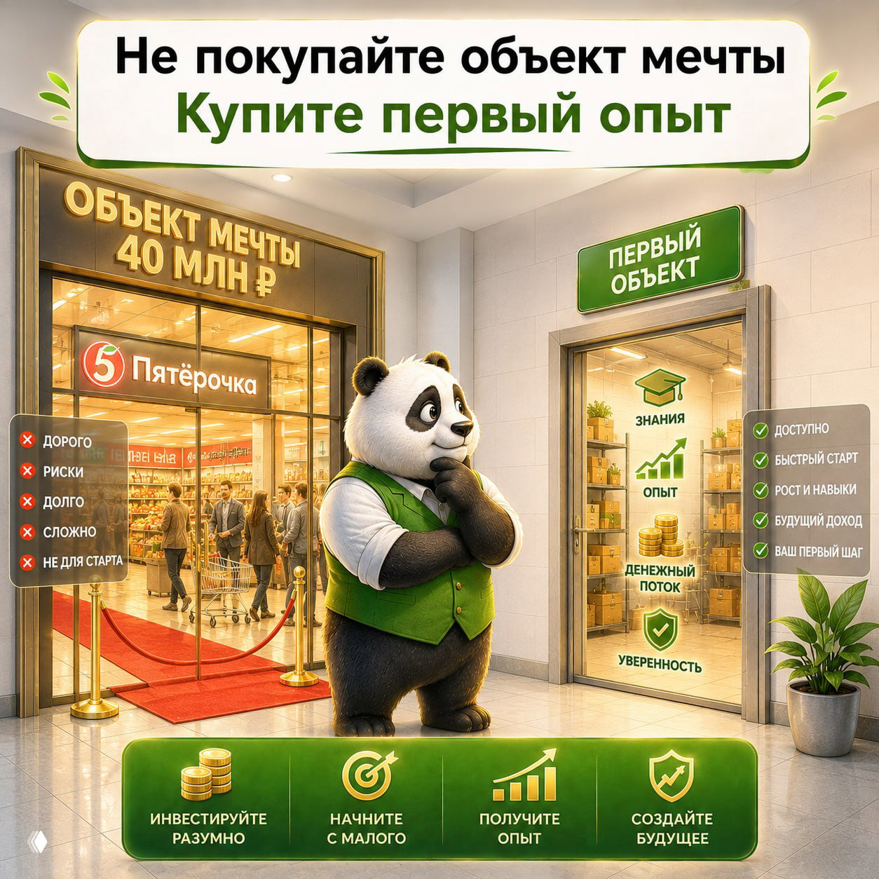 Как правильно «пробовать» инвестиции