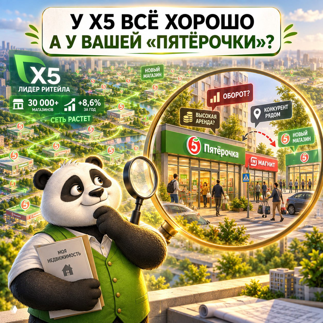 «Пятёрочка» растёт — что это значит для ГАБа?
