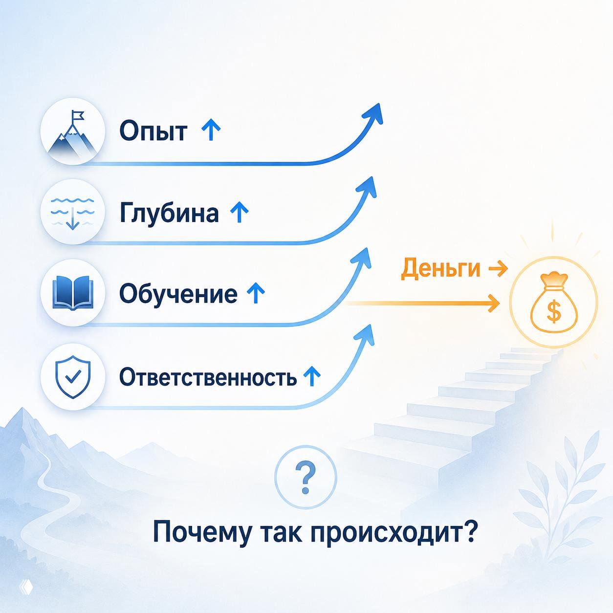 Деньги не всегда растут вслед за опытом