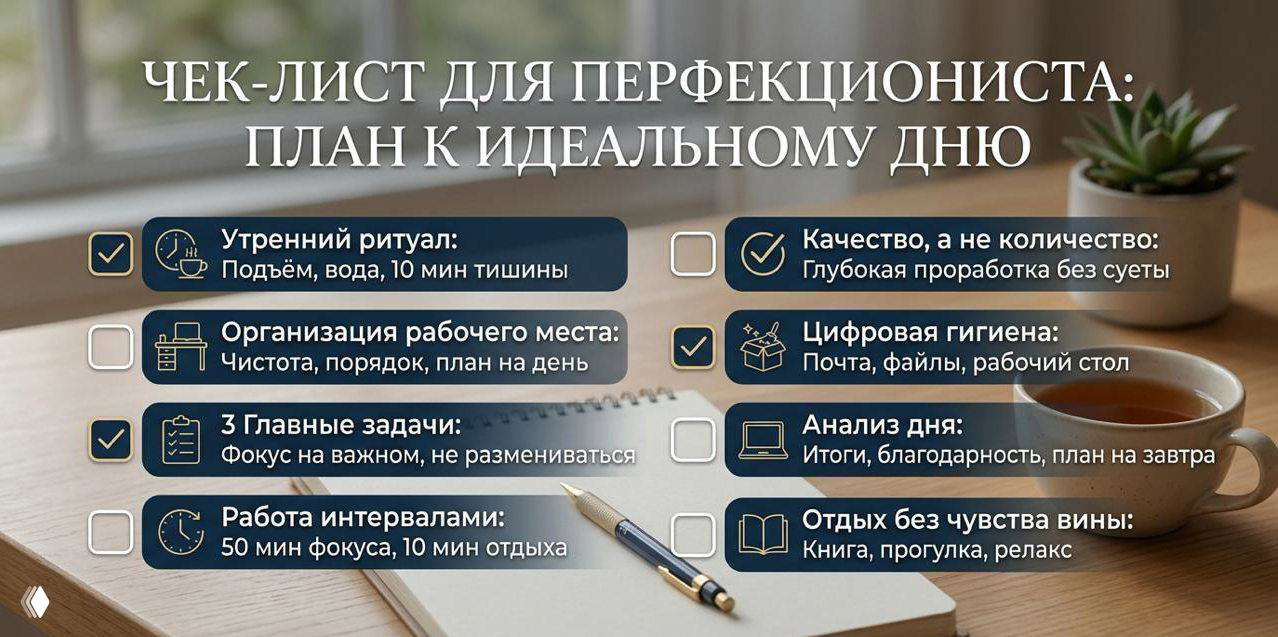 Пятничный чек-лист для перфекциониста