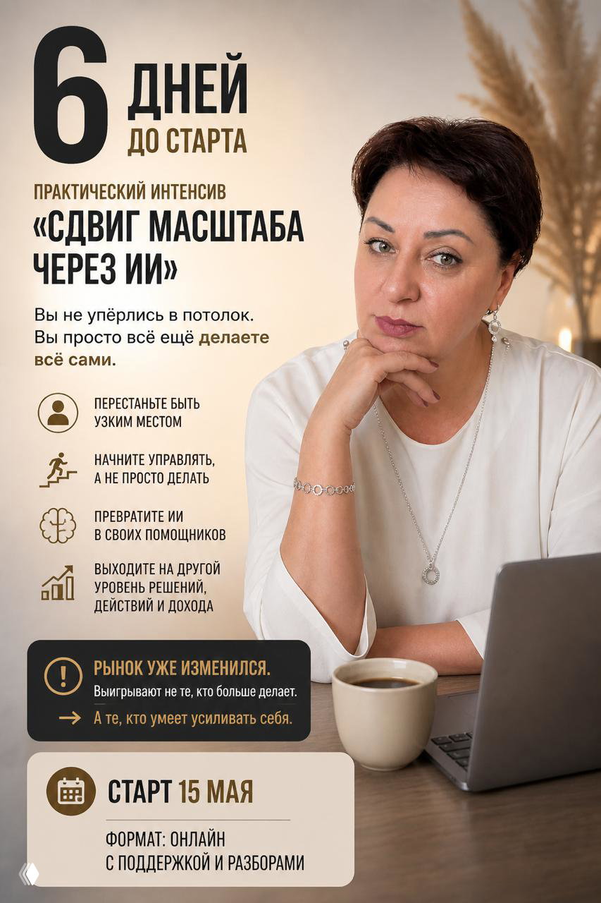 6 дней до старта: интенсив «Сдвиг масштаба через ИИ»