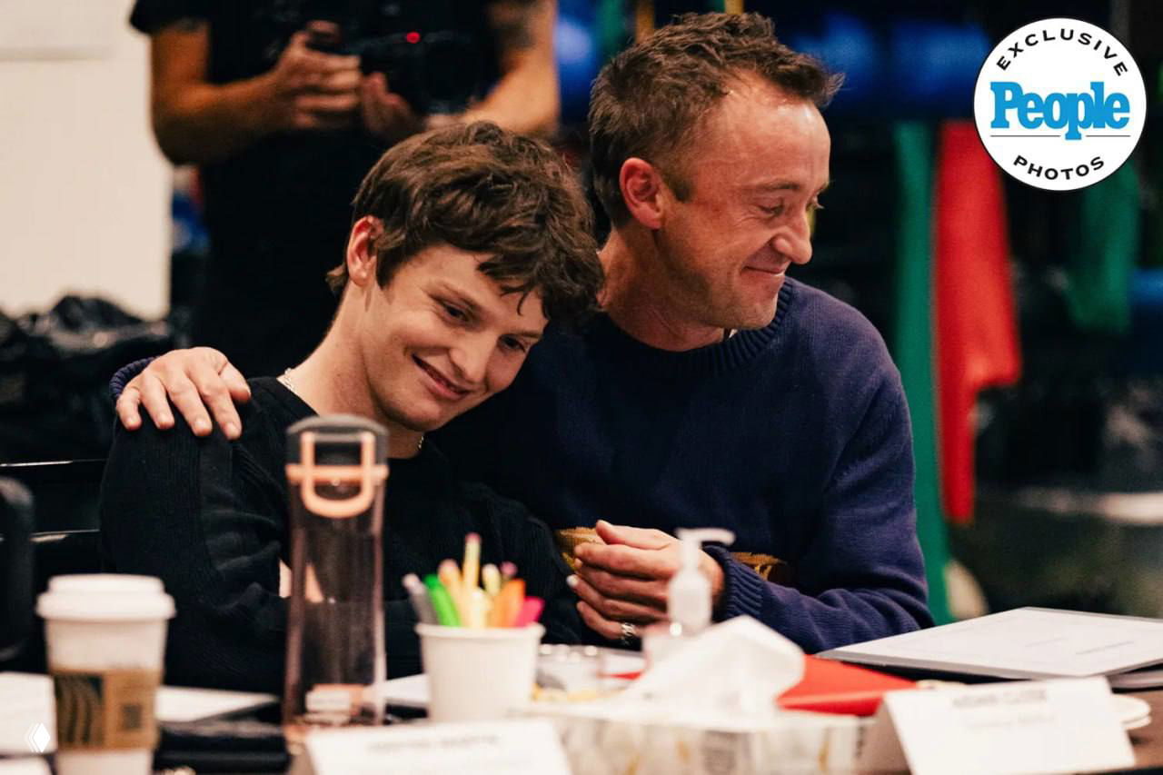 Том Фелтон и Драко Малфой: кадр с репетиции «Проклятого дитя»