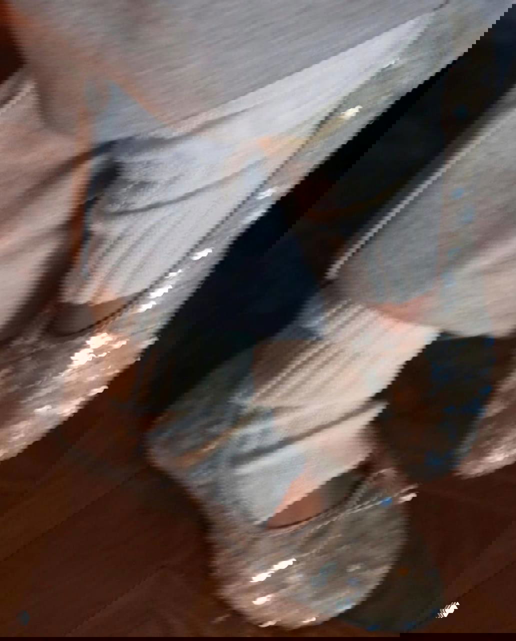 Кадр обуви и текстильных деталей с пайетками и вязаными носками; комбинирование фактур демонстрирует идею завершённого образа.