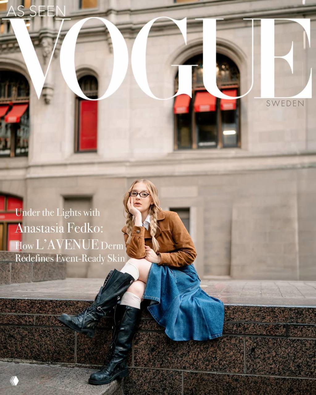 Настя Федько в Vogue Sweden