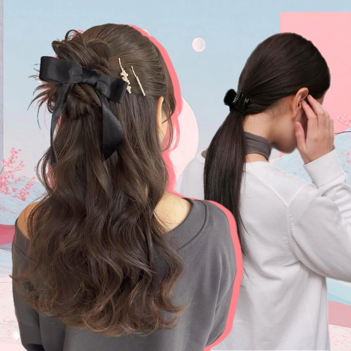 Прически с заколками на весну 2026